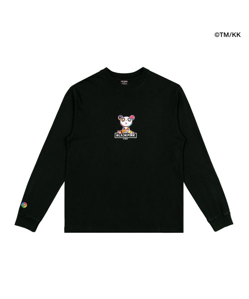 村上隆 TAKASHI MURAKAMI X BLACKPINK Takashi Murakami + BLACKPINK Pandakashi Dreams Long Sleeve Shirt (Vintage Black)