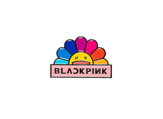 Takashi Murakami x BLACKPINK "In Your Area" Enamel Pin (Rainbow Flower) "Multi"