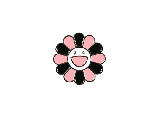 村上隆 Takashi Murakami x BLACKPINK "In Your Area" Enamel Pin (BLACKPINK Flower) "Pink/Black"